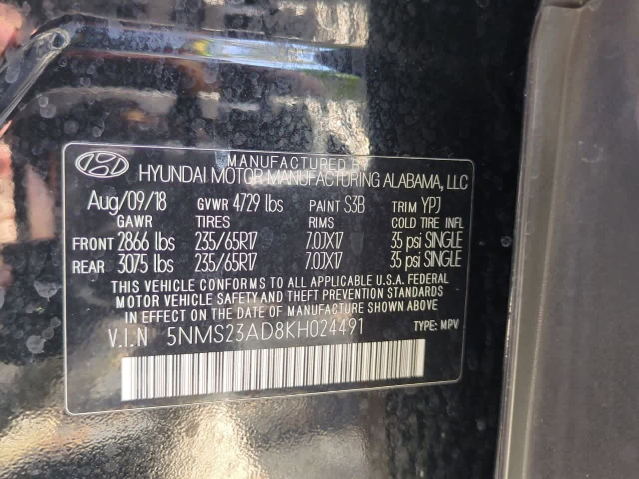 Thumbnail: 2019 Hyundai Santa Fe - 34