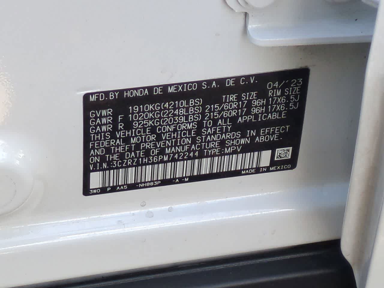 Thumbnail: 2023 Honda HR-V - 36