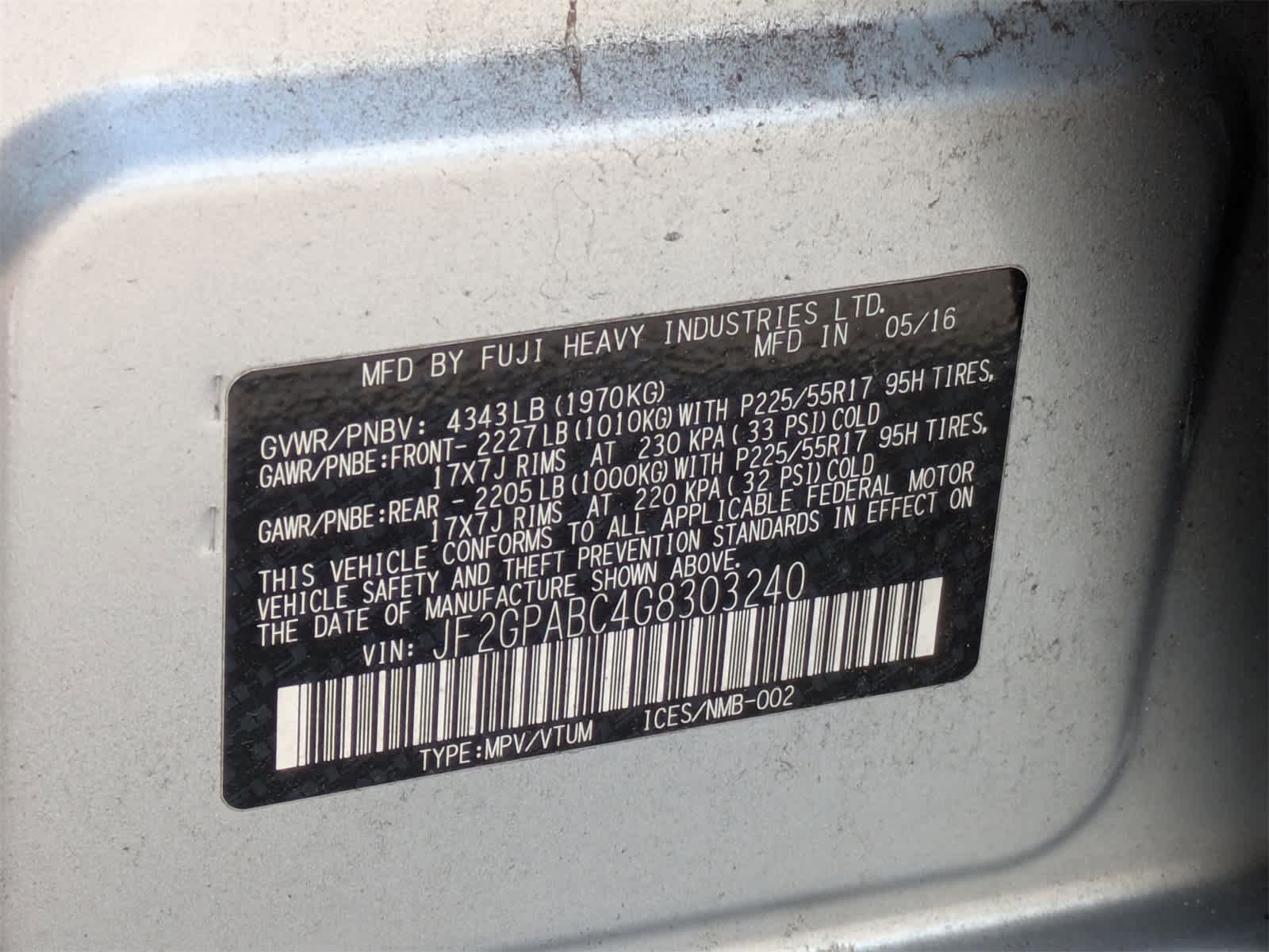 2016 Subaru Crosstrek Premium 10