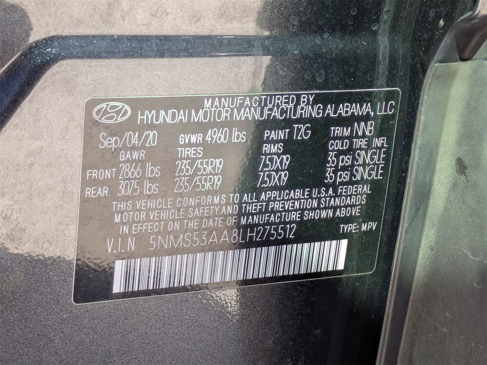 Thumbnail: 2020 Hyundai Santa Fe - 11