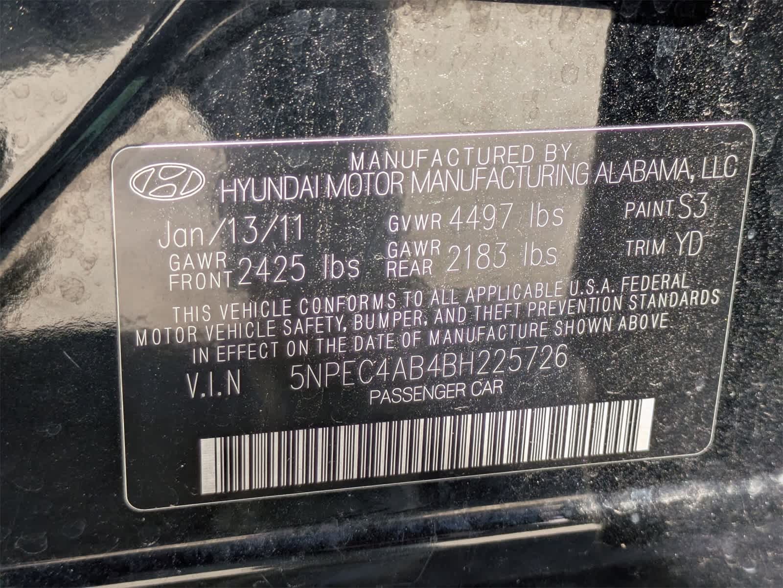 Thumbnail: 2011 Hyundai Sonata - 11