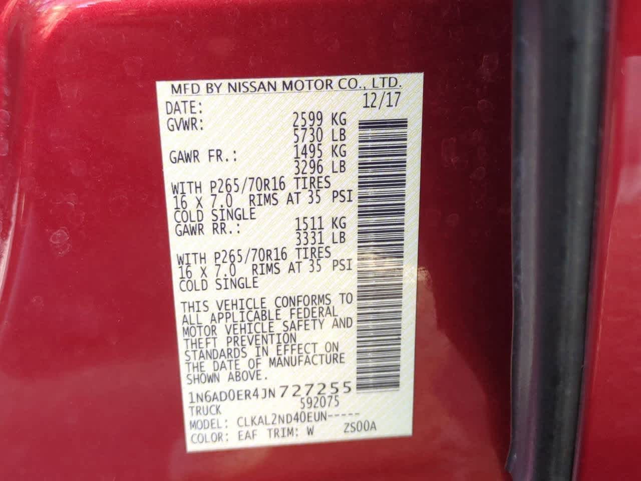 Thumbnail: 2018 Nissan Frontier - 35