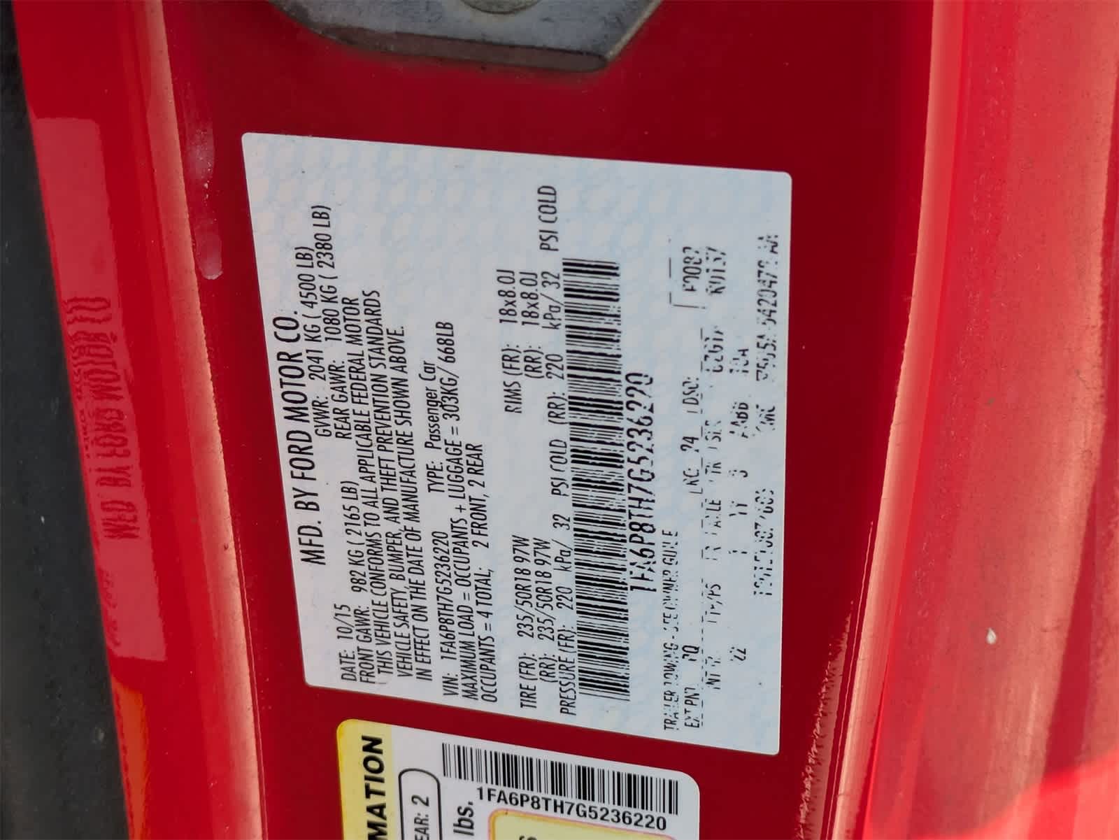 Thumbnail: 2016 Ford Mustang - 10