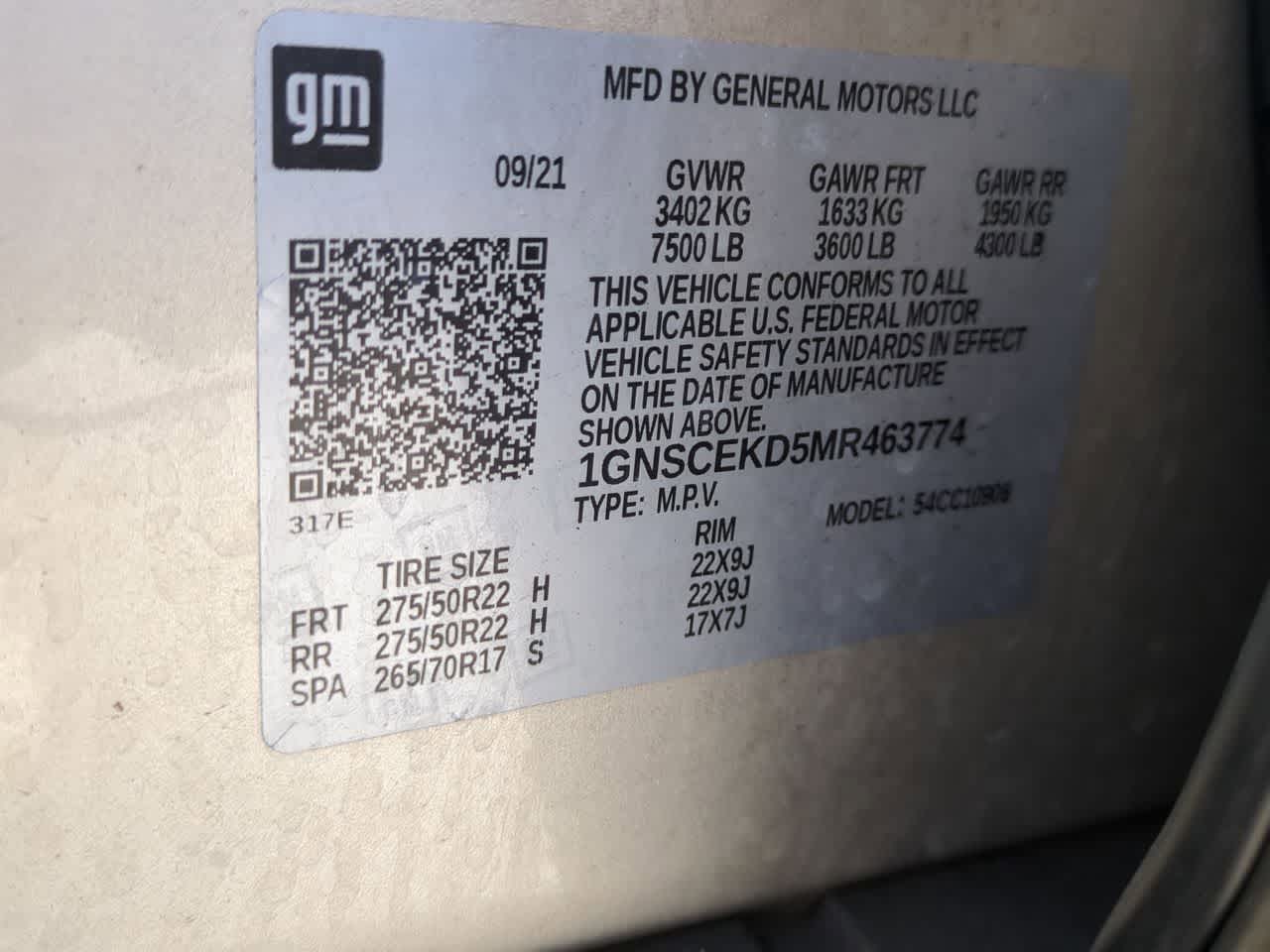 Thumbnail: 2021 Chevrolet Suburban - 36