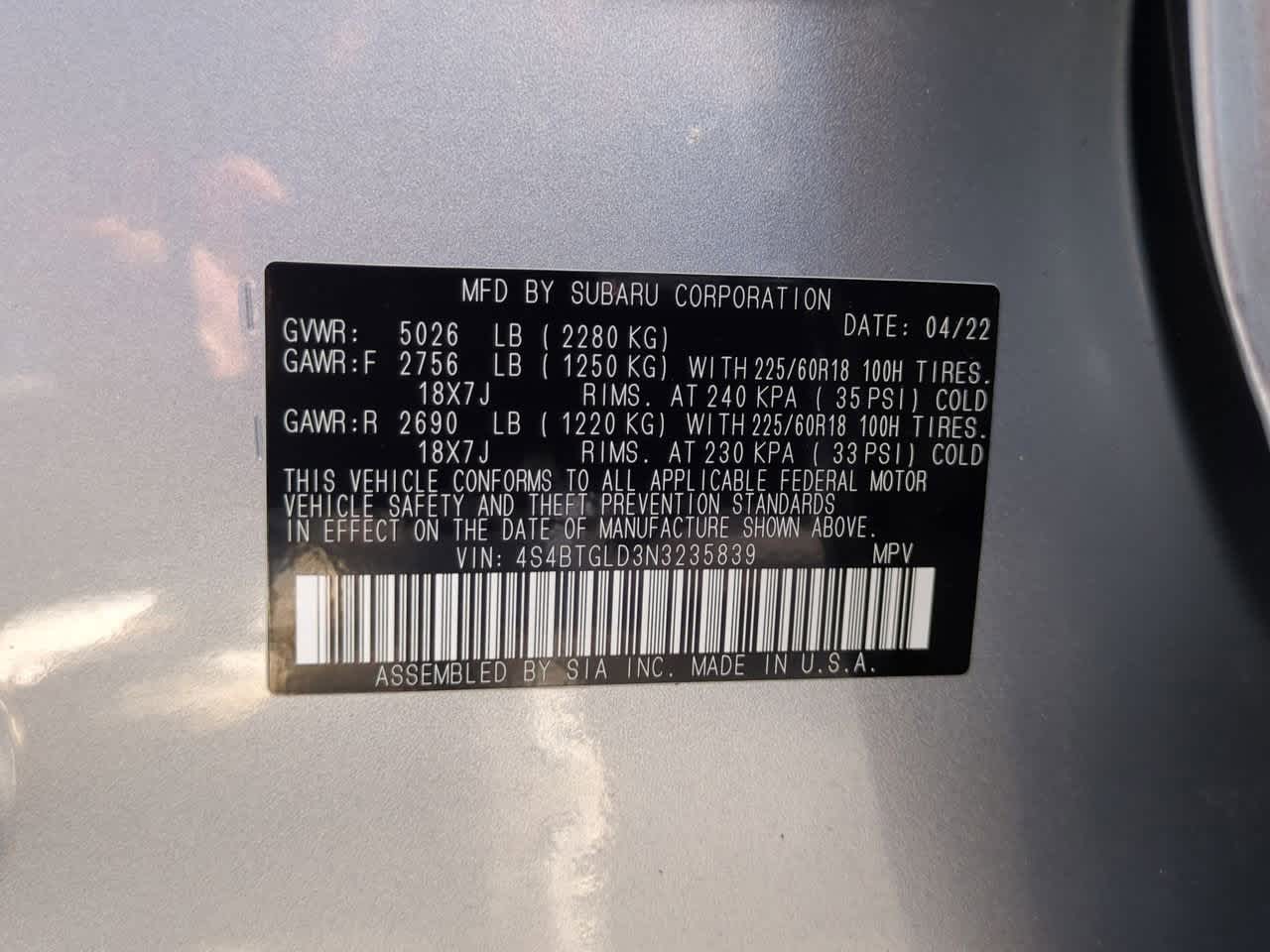 Thumbnail: 2022 Subaru Outback - 38