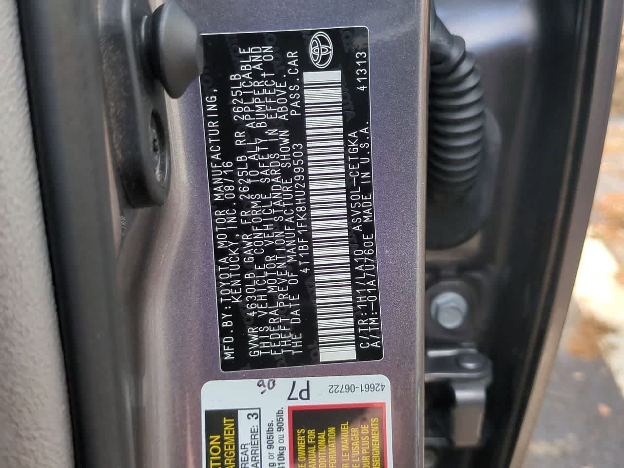 Thumbnail: 2017 Toyota Camry - 34