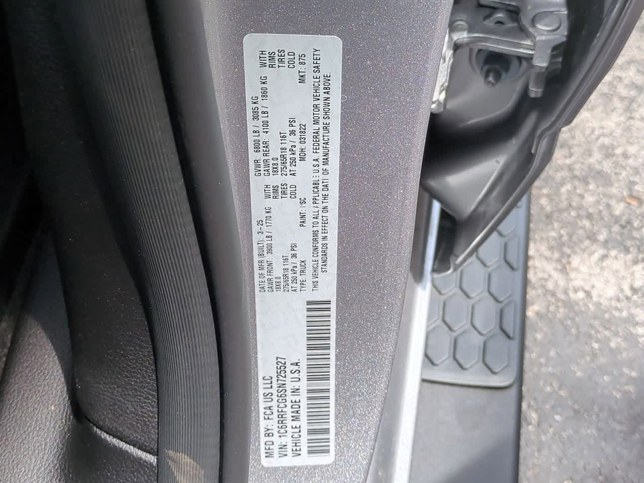 2025 RAM 1500 Tradesman 36