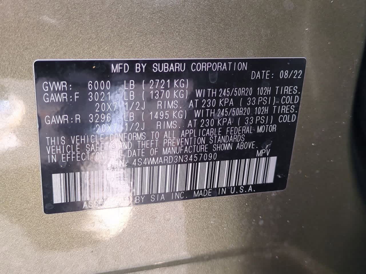 Thumbnail: 2022 Subaru Ascent - 38