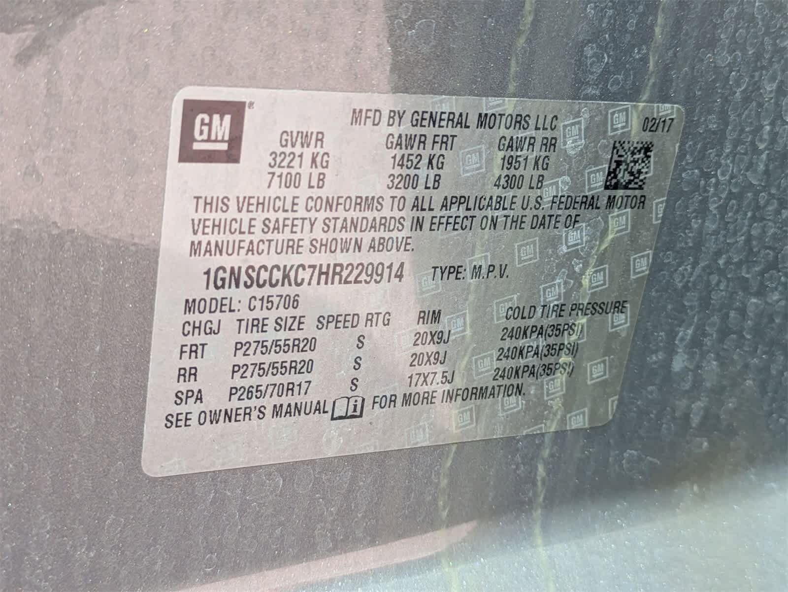 Thumbnail: 2017 Chevrolet Tahoe - 11