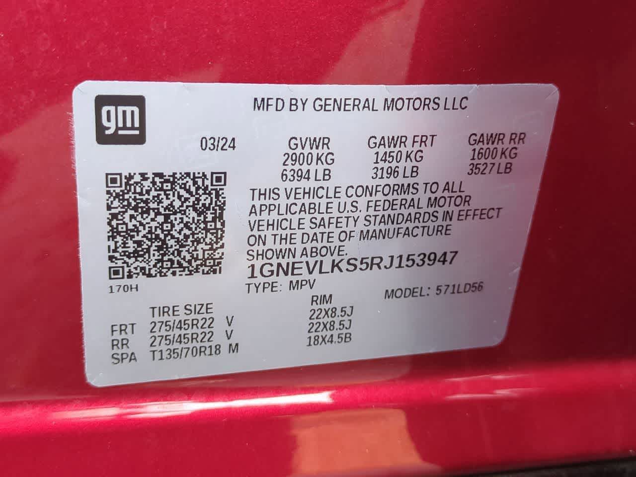 Thumbnail: 2024 Chevrolet Traverse - 37