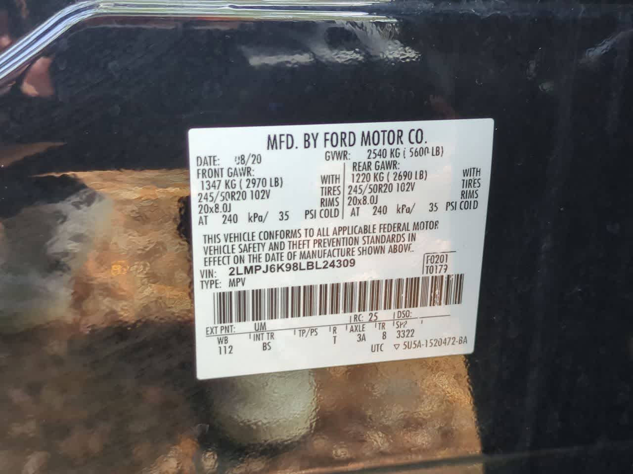 Thumbnail: 2020 Lincoln Nautilus - 38