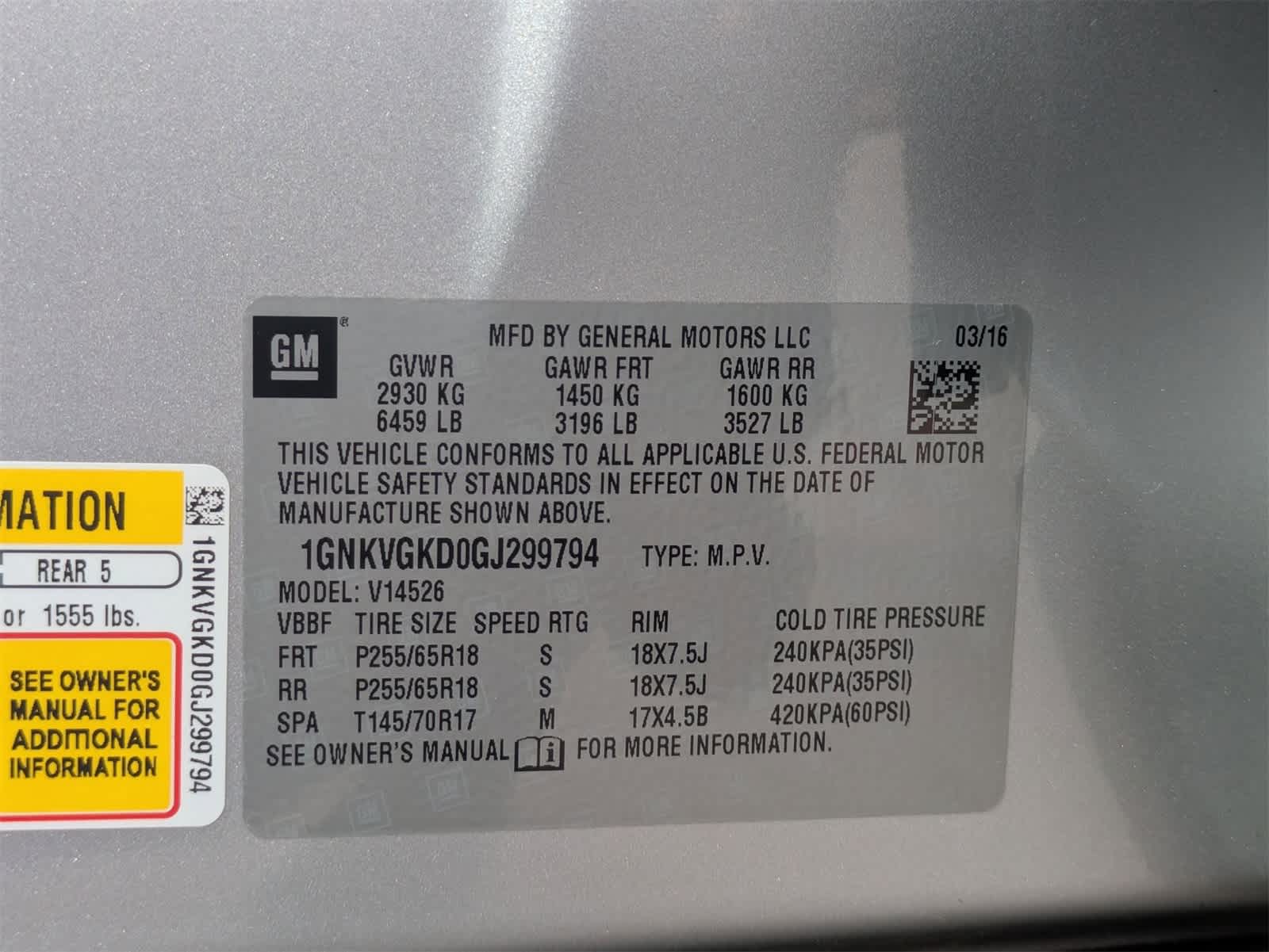 Thumbnail: 2016 Chevrolet Traverse - 11