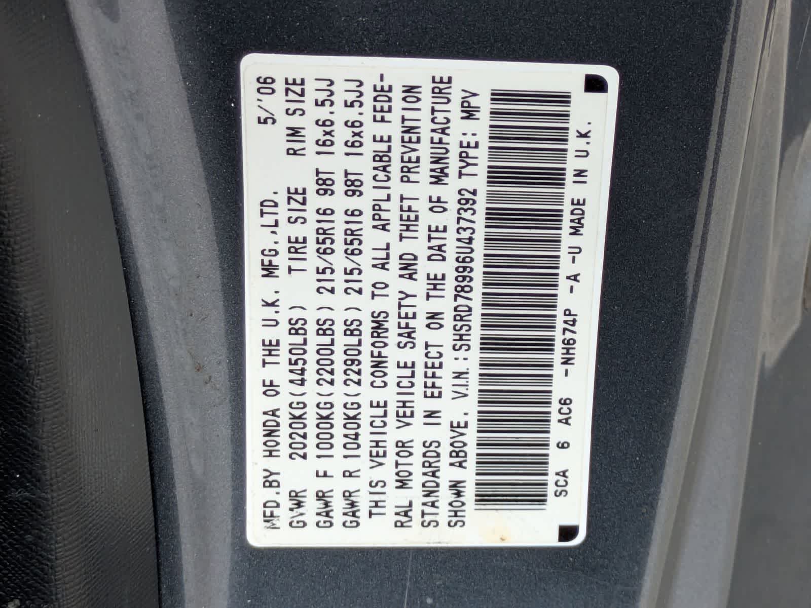 Thumbnail: 2006 Honda CR-V - 11