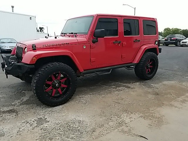 Used 2014 Jeep Wrangler Unlimited Rubicon with VIN 1C4BJWFG1EL181239 for sale in Seminole, OK