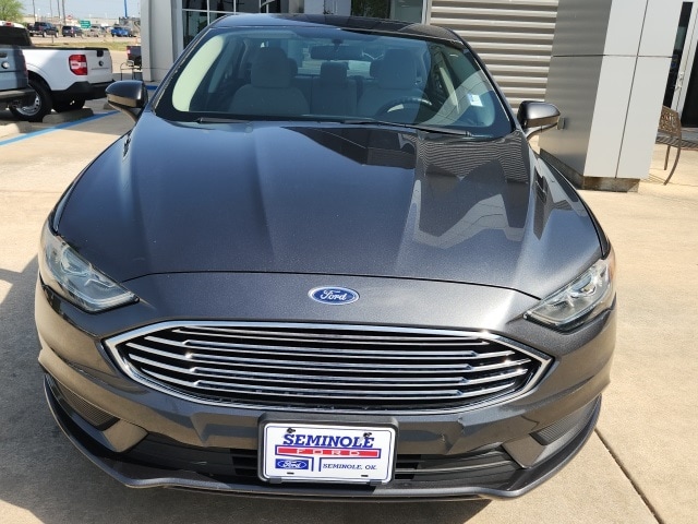 Used 2018 Ford Fusion Hybrid S with VIN 3FA6P0UU3JR100619 for sale in Seminole, OK