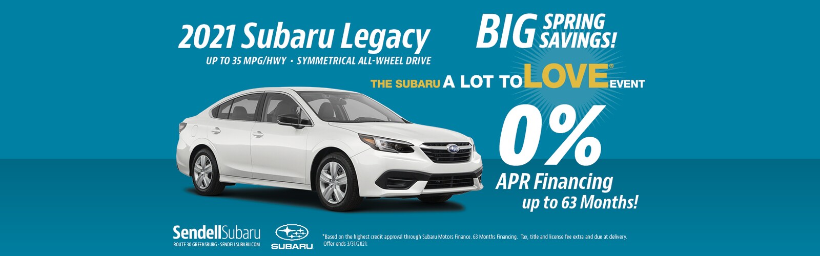 Sendell Subaru Subaru Dealer in Greensburg PA
