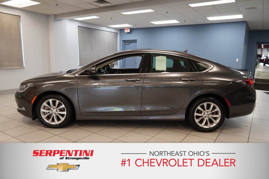 Used 2015 Chrysler 200 C with VIN 1C3CCCCG8FN519425 for sale in Strongsville, OH