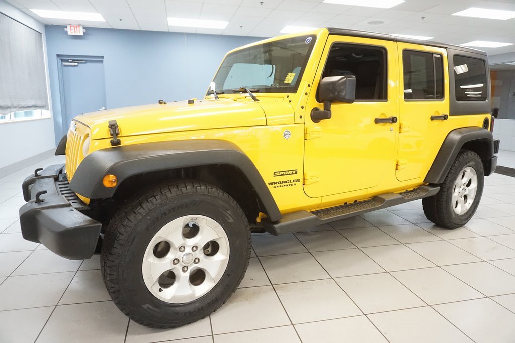 Used 2015 Jeep Wrangler Unlimited Sport with VIN 1C4HJWDG7FL640594 for sale in Strongsville, OH