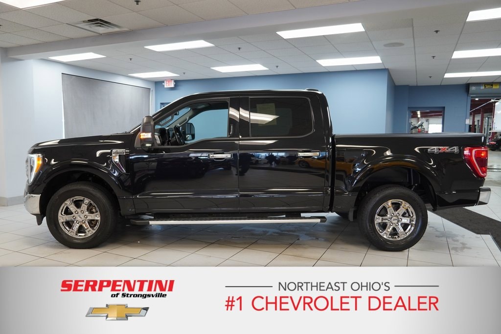 Used 2022 Ford F-150 XLT with VIN 1FTEW1EP9NFA63537 for sale in Strongsville, OH