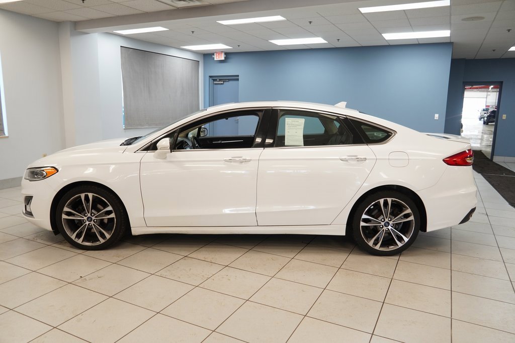 Used 2019 Ford Fusion Titanium with VIN 3FA6P0D90KR143313 for sale in Strongsville, OH