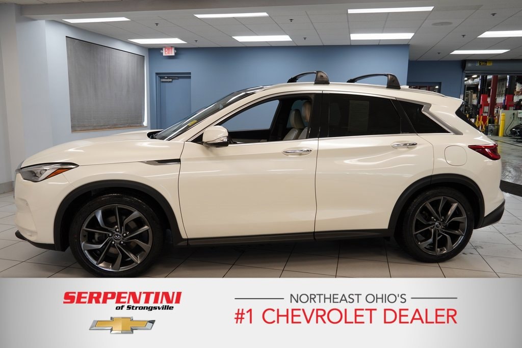 Used 2019 INFINITI QX50 Essential with VIN 3PCAJ5M39KF144492 for sale in Strongsville, OH