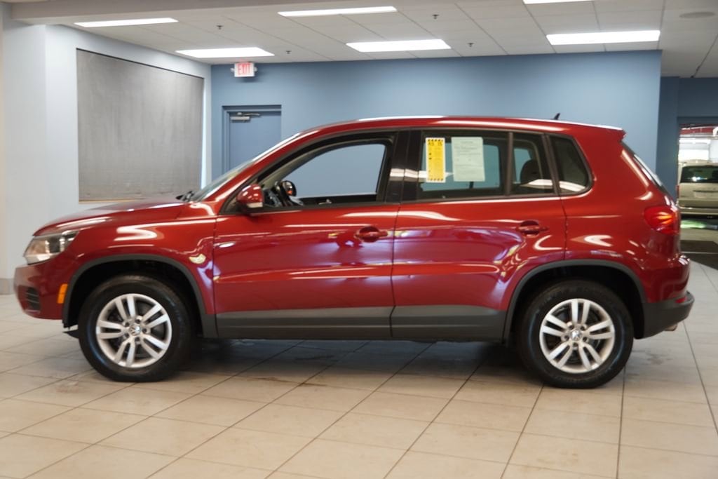 Used 2014 Volkswagen Tiguan S with VIN WVGBV3AX7EW037215 for sale in Strongsville, OH