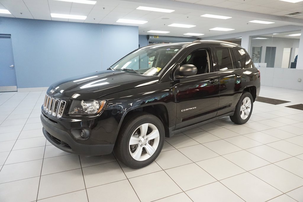 Used 2015 Jeep Compass Sport with VIN 1C4NJCBB9FD297189 for sale in Strongsville, OH