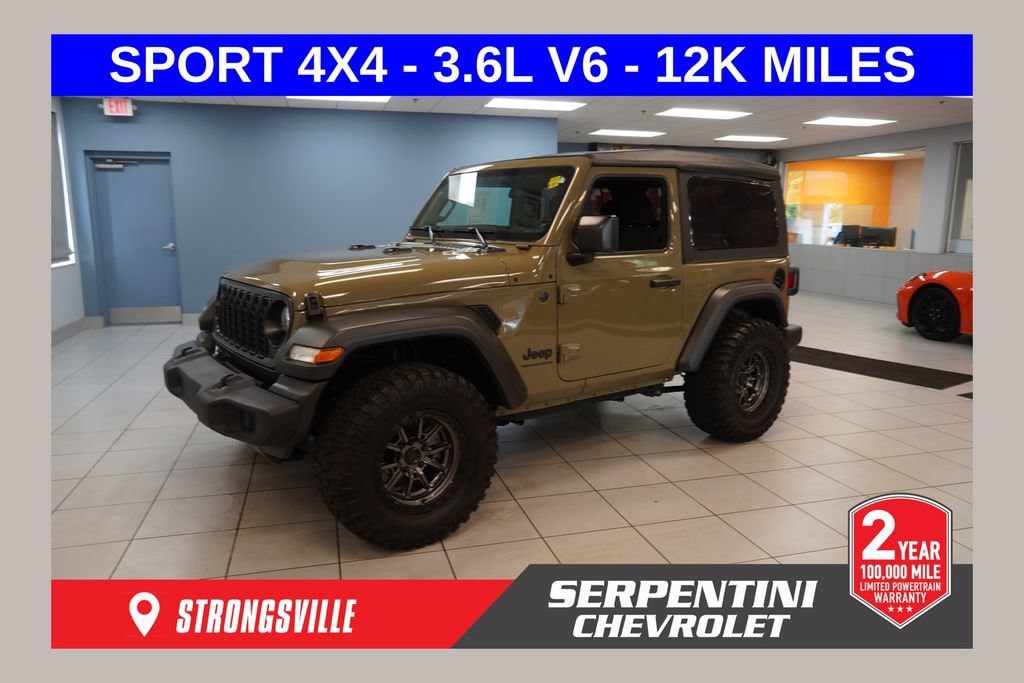 Used 2025 Jeep Wrangler 2-Door Sport 4x4 SUV