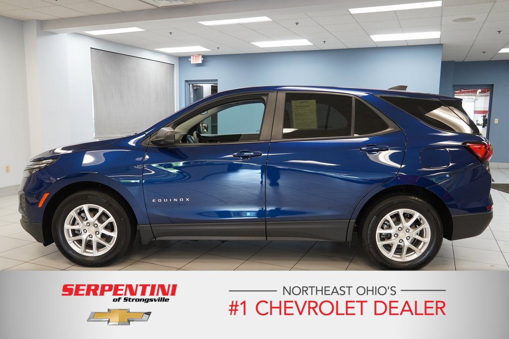 Certified 2022 Chevrolet Equinox LS with VIN 3GNAXHEV0NS245262 for sale in Strongsville, OH