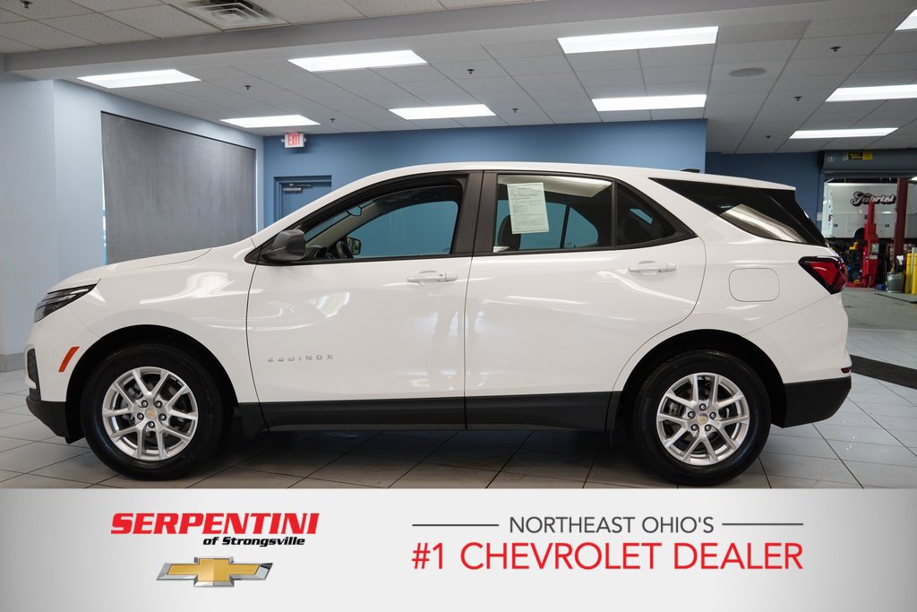 Certified 2022 Chevrolet Equinox LS with VIN 2GNAXHEV3N6126913 for sale in Strongsville, OH