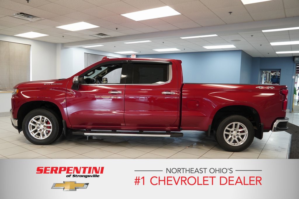 Used 2019 Chevrolet Silverado 1500 LTZ with VIN 1GCUYGEL1KZ285604 for sale in Strongsville, OH
