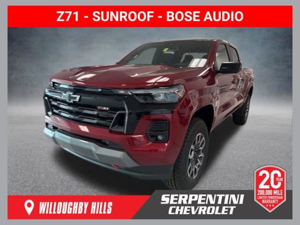 New 2026 Chevrolet Colorado Z71 Truck