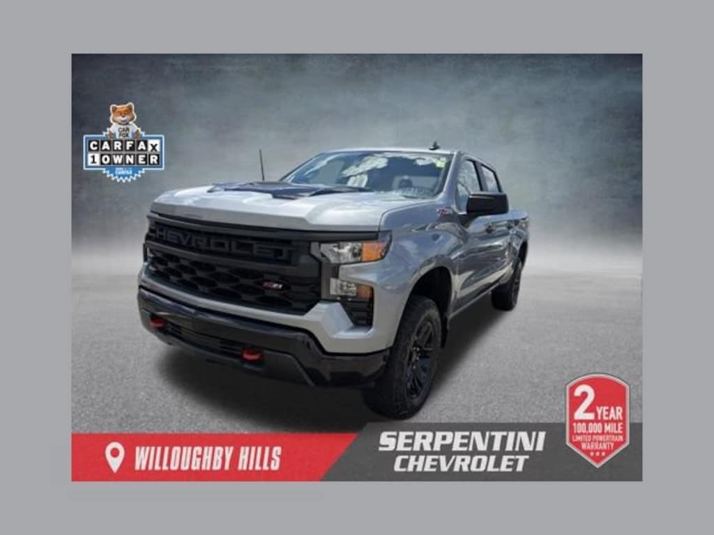 Used 2024 Chevrolet Silverado 1500 Custom Trail Boss Truck Crew Cab