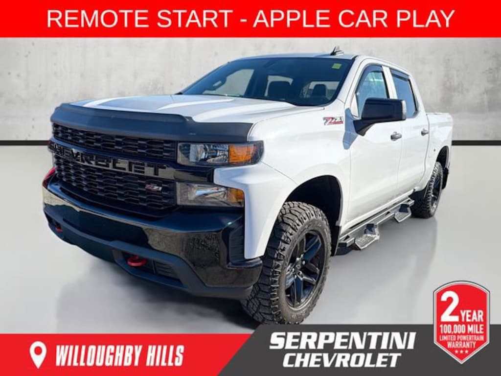 Certified 2021 Chevrolet Silverado 1500 Custom Trail Boss Truck Crew Cab