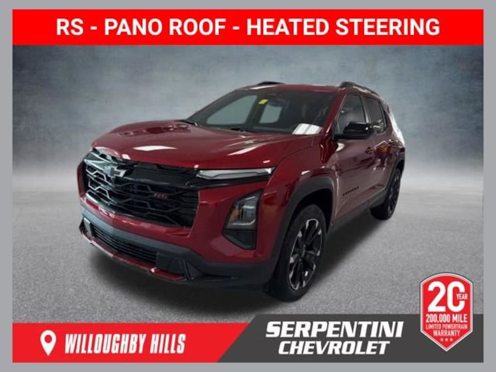 New 2026 Chevrolet Equinox RS SUV