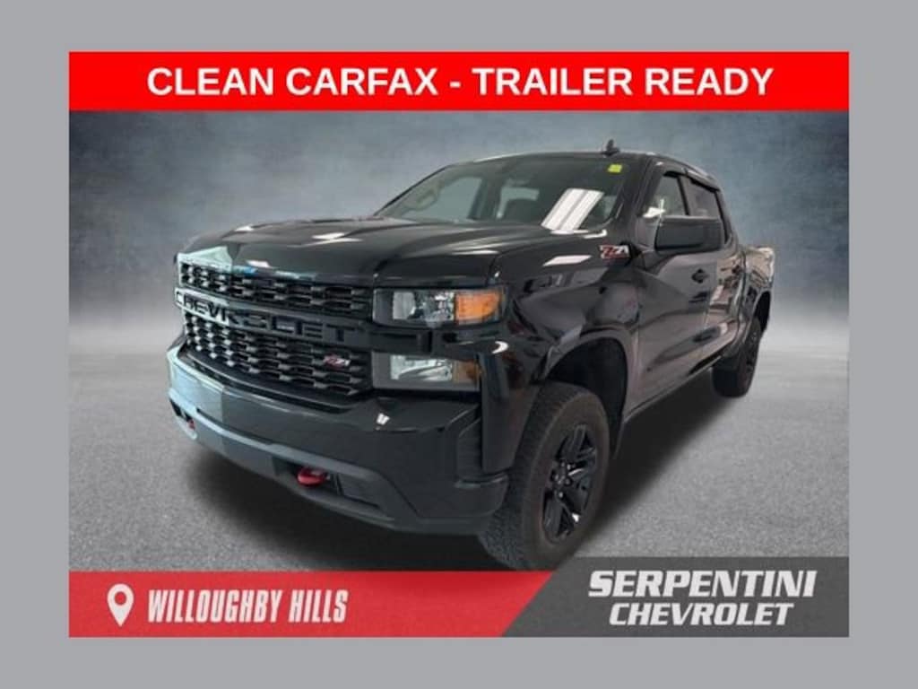 Used 2019 Chevrolet Silverado 1500 Custom Trail Boss Truck Crew Cab