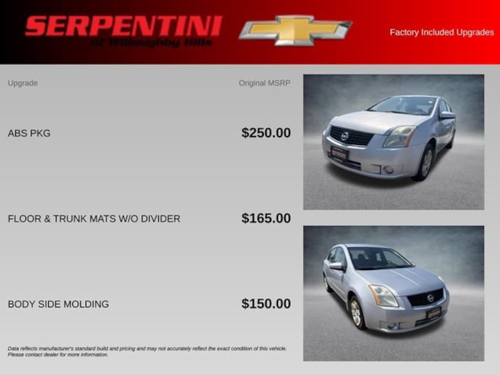 Used 2009 Nissan Sentra 2.0 Sedan