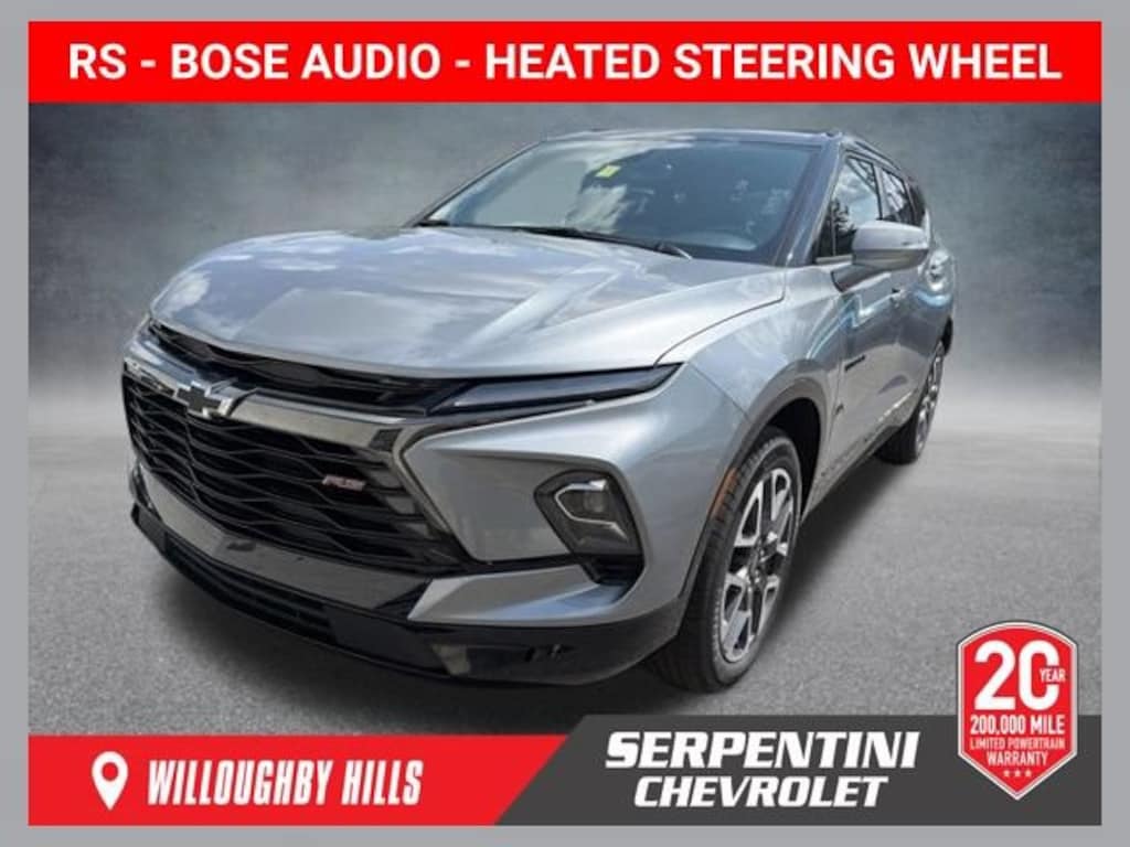 New 2026 Chevrolet Blazer RS SUV