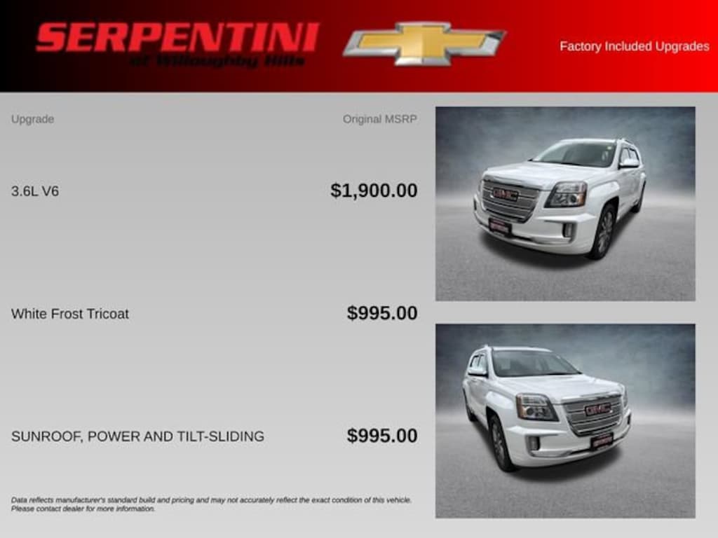Used 2017 GMC Terrain Denali SUV