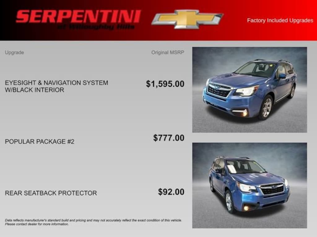 Used 2017 Subaru Forester Touring SUV