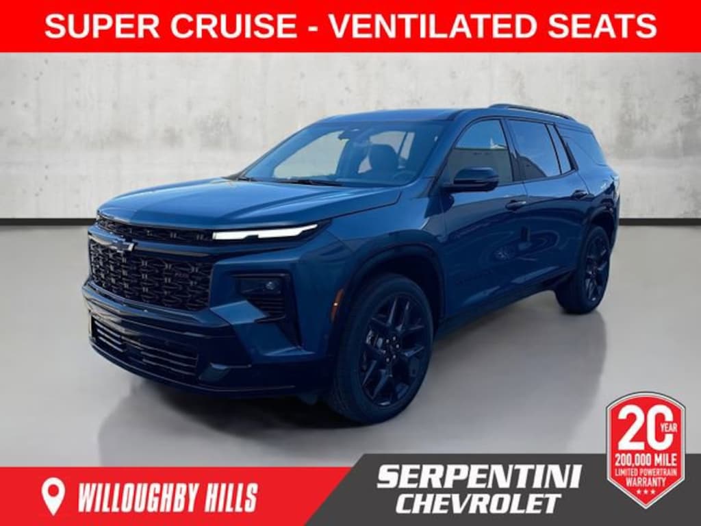 New 2026 Chevrolet Traverse RS SUV