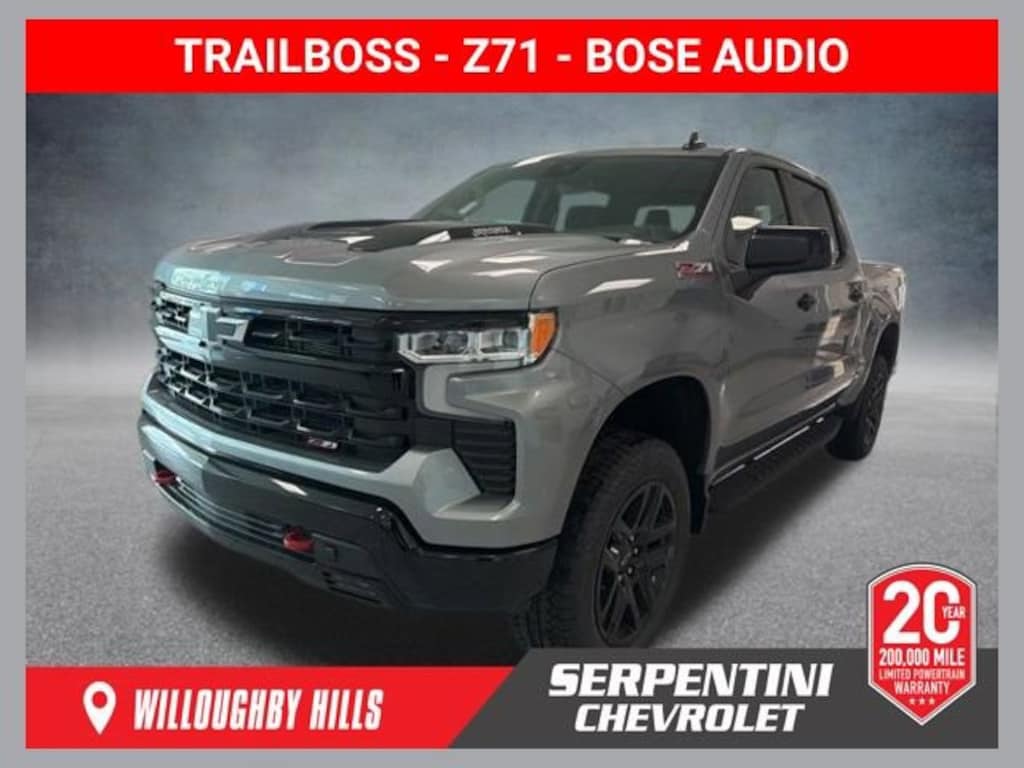 New 2026 Chevrolet Silverado 1500 LT Trail Boss Truck