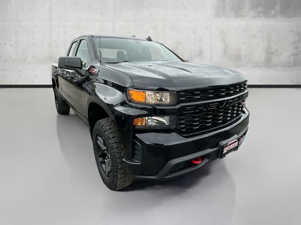Used 2019 Chevrolet Silverado 1500 Custom Trail Boss Truck Double Cab