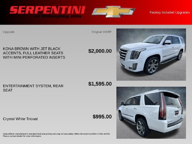 Used 2016 CADILLAC Escalade Luxury Collection SUV
