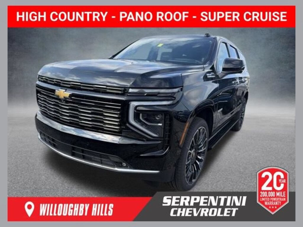 New 2026 Chevrolet Tahoe High Country SUV