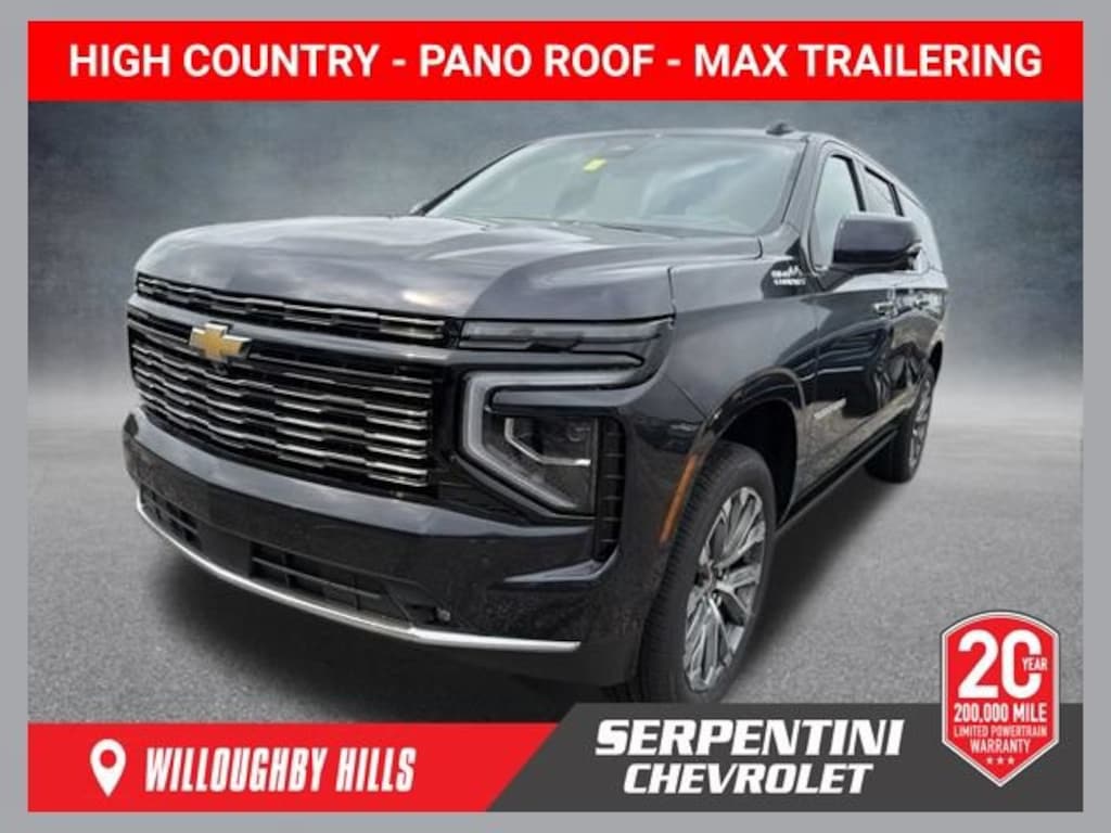 New 2026 Chevrolet Suburban High Country SUV