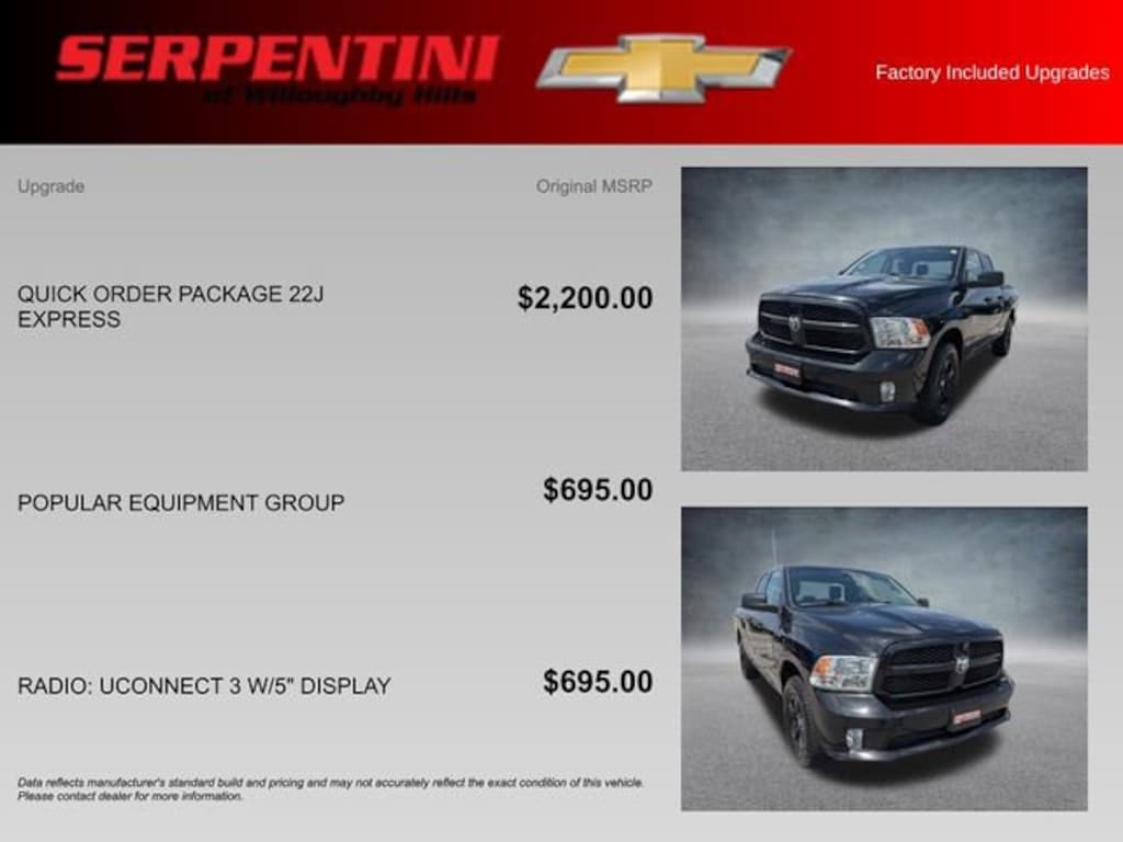 Used 2018 Ram 1500 Express Truck Quad Cab