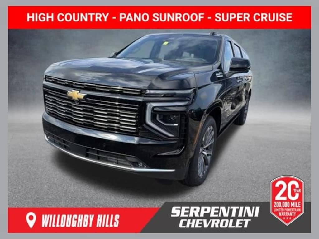 New 2026 Chevrolet Suburban High Country SUV