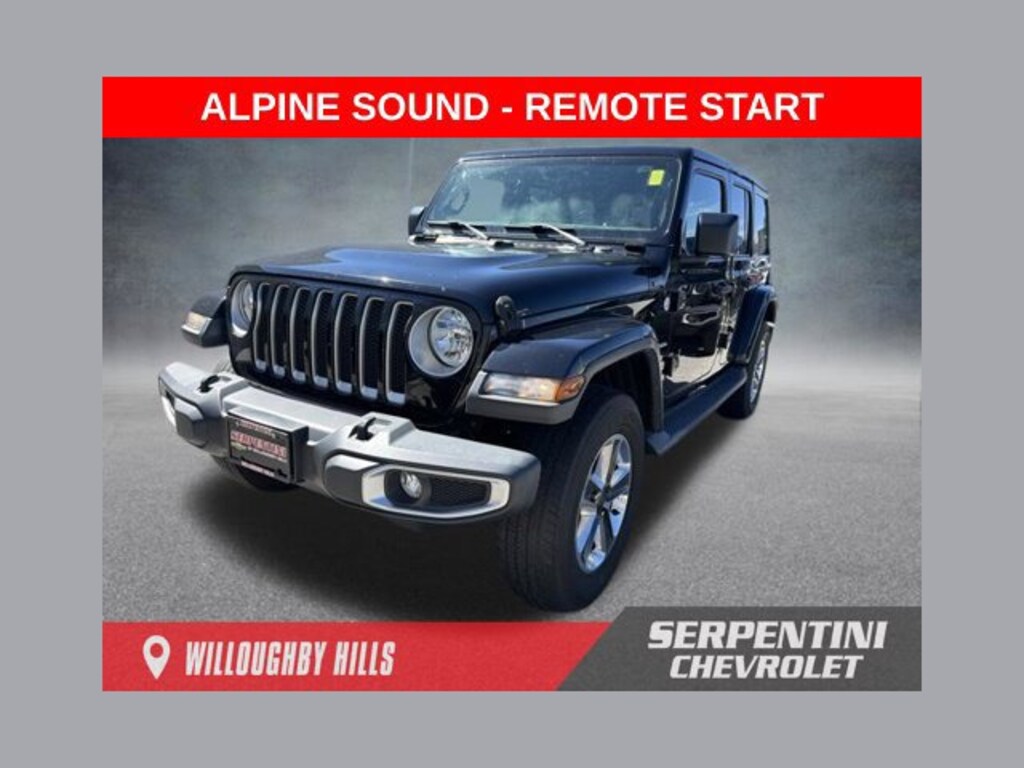 Used 2018 Jeep Wrangler Unlimited Sahara 4x4 SUV