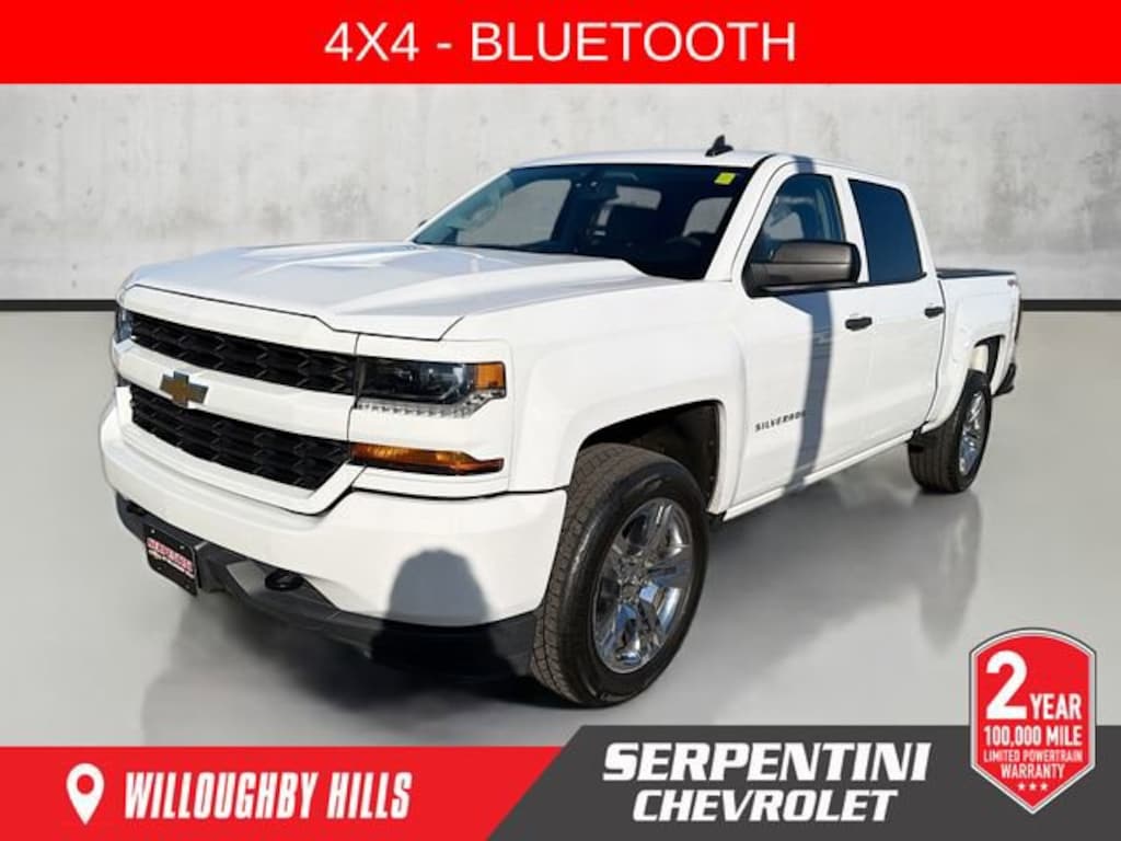 Used 2018 Chevrolet Silverado 1500 Custom Truck Crew Cab